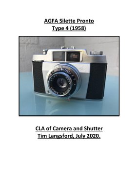 Agfa Silette 1958 Cla Langsford