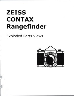Contax Rangefinder Exploded
