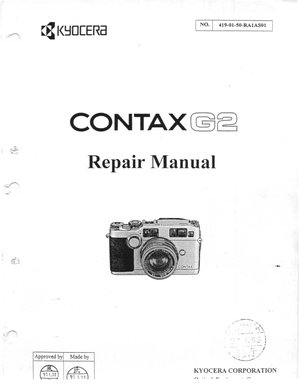 Contax Camera G2