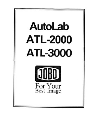 Jobo Processor Atl2000 3000