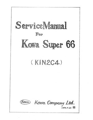 Kowa Camera Super66