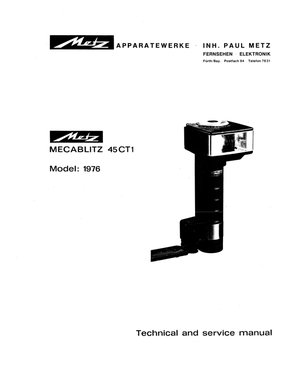 Metz Mecablitz 45Ct1