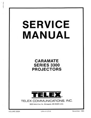 Telex Projector Caramate3300