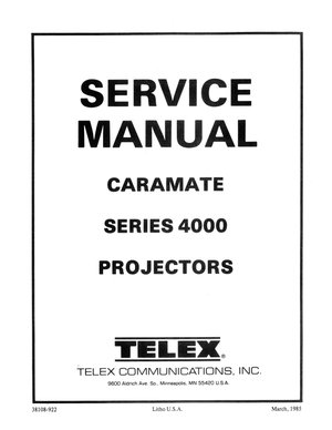 Telex Projector Caramate4400