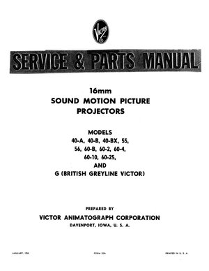 Victor Projector 40 60