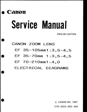 Canon ef zooms