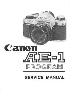 Canon camera ae1program