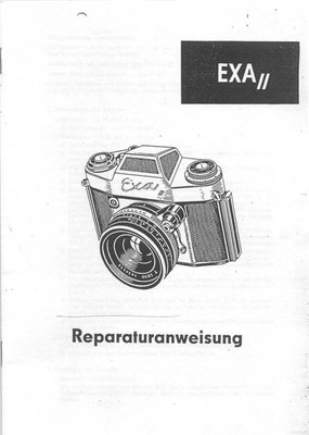 Exakta Exa II Reparaturanweisung