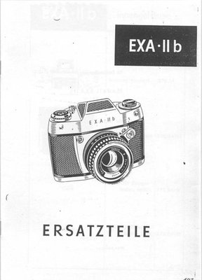 Exakta Exa IIb Ersatzteile