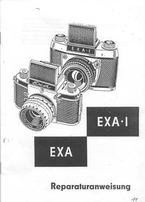 Exakta Exa I Reparaturanweisung