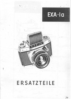 Exakta Exa Ia Ersatzteile