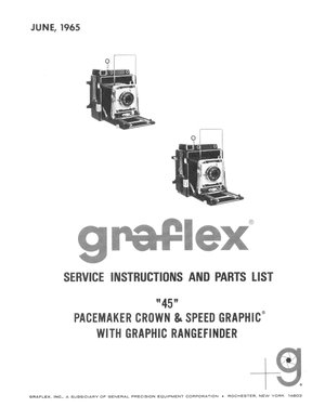 Graflex camera 45