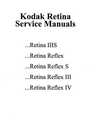 Kodak camera 3s retinareflex