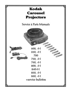 Kodak projector carousel600 860