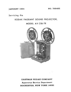 Kodak projector pageant256tr