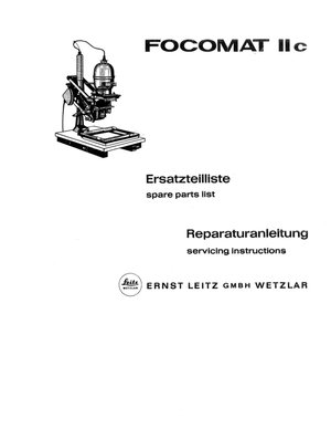 Leica enlarger focomat iic