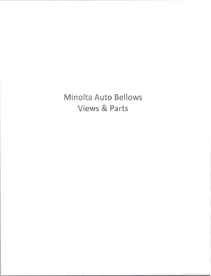 Minolta AutoBellows Parts
