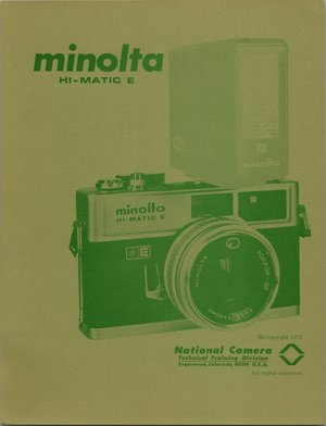 Minolta HiMatic E National OCR