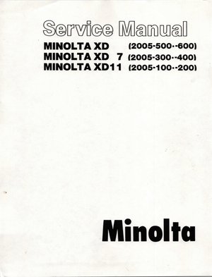 Minolta XD XD7 XD11 OCR