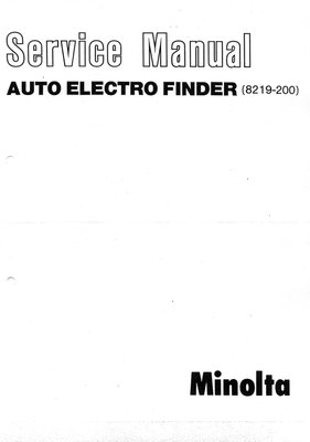 Minolta XM AE finder