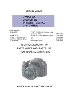 Minolta dynax 5d sm
