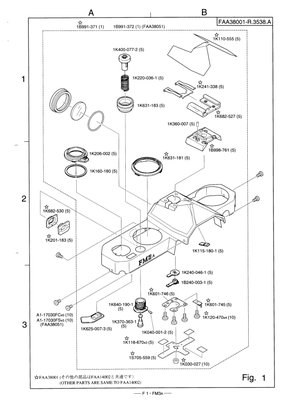 Nikon FM3A Parts Diagram