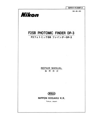 Nikon finder dp3