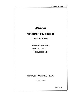 Nikon finder ftn