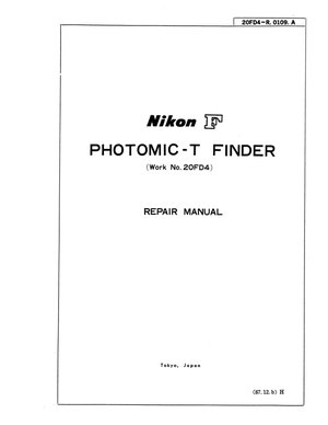 Nikon finder photomic t