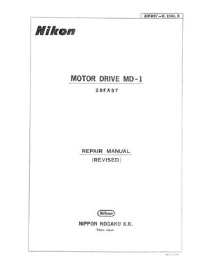 Nikon motordrive md1