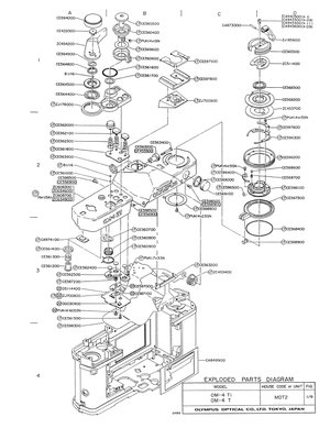 Olympus OM 4Ti Exploded Parts Diagram