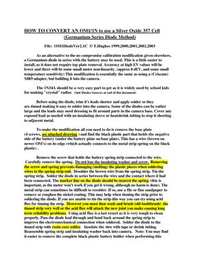 Olympus OM 1 Diode Ver2 1C