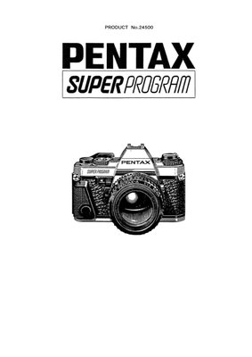 Pentax Super Program List of Parts