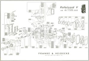 Rollei V Explosionszeichnung