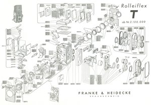 Rollei T grau Explosionszeichnung