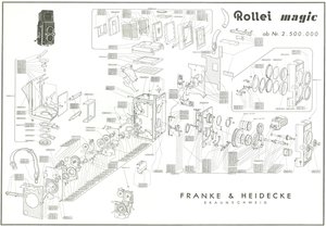 Rollei Explosionszeichnung