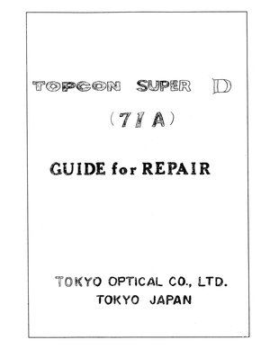 Topcon camera superd