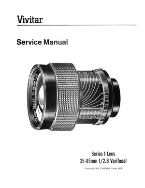 Vivitar lens series1 35 85