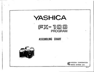 Yashica FX103 Program Assembly