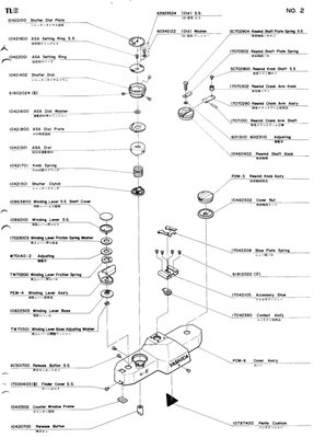 Yashica TL E Blueprints
