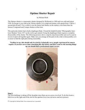 Optimo Shutter Repair Roth