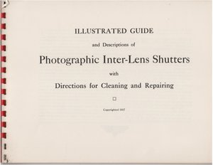 Inter Lens Shutters 1917