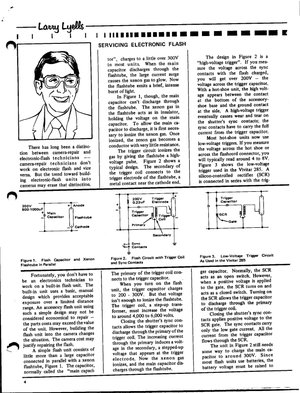 Servicing Electronic Flash
