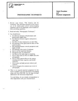 repair course Lesson 4 Study Procedures