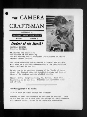 Camera Craftsman 1955 1 4